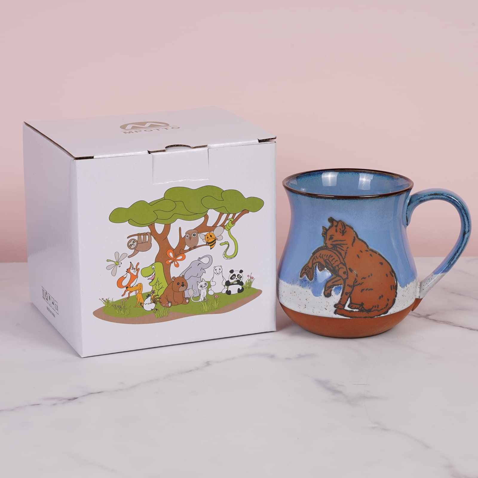 MPotTo regalo para amantes de gatos, caja incluida para sorpresas.