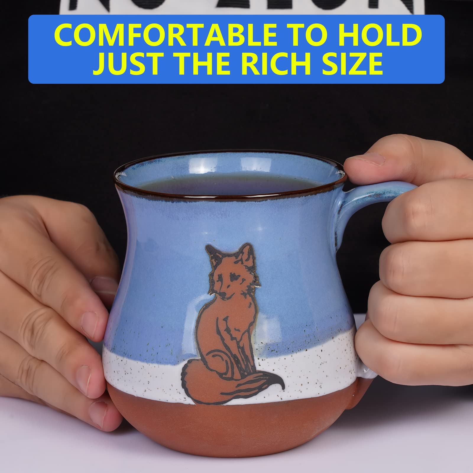 MPotTo taza zorro regalo, caja incluida para regalo o sorpresa.