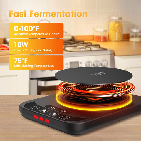 MQUPIN display de temperatura para controlar masa madre con precisión