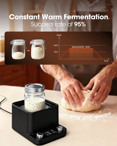 MQUPIN uso-domestico-yogur-kombucha-cerveza facilita procesos de fermentación en casa.