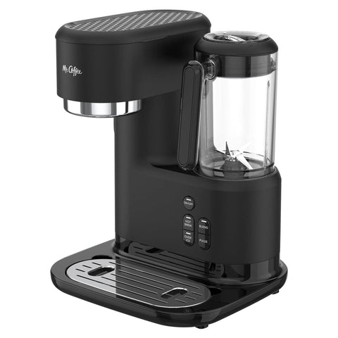 Mr. Coffee 3 en 1 panel de control con medidas para mezclar con precisión.