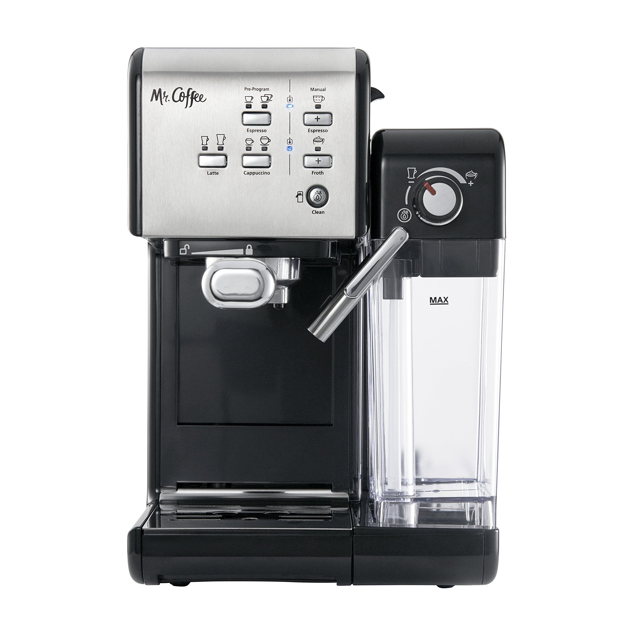 Mr. Coffee: bomba de 19 bares para bebidas tipo barista, con crema rica.