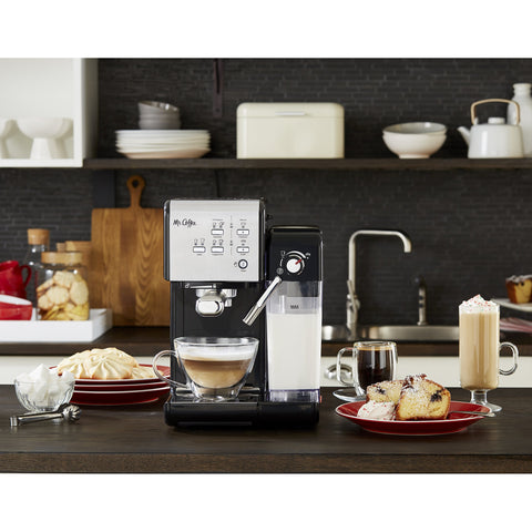 Mr. Coffee: espuma de leche automática para bebidas con consistencia suave.