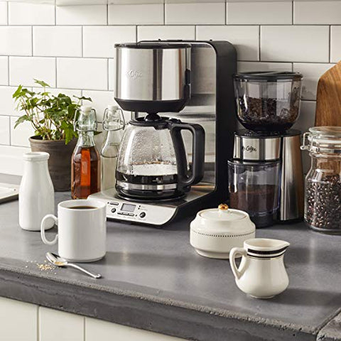 Mr. Coffee molinillo automático, limpieza rápida gracias a la cámara desmontable