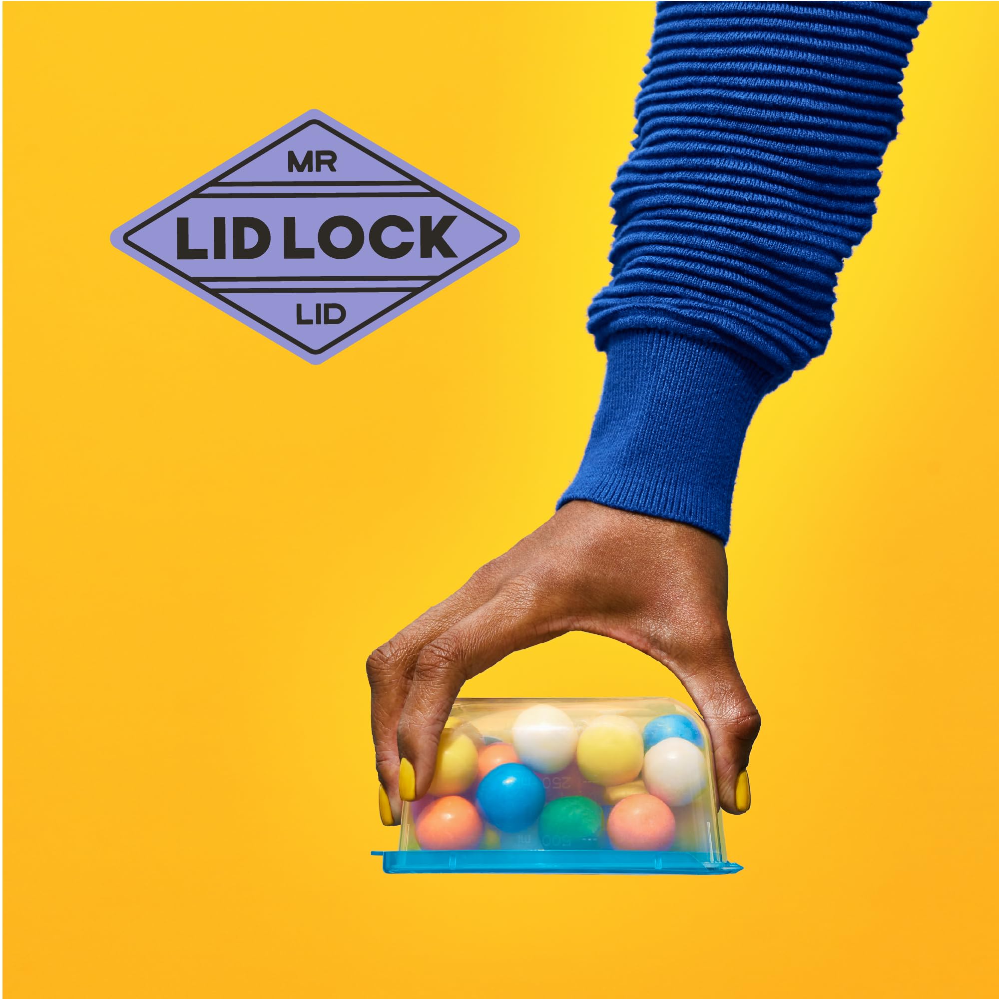 MR. LID apto congelador mantiene alimentos frescos