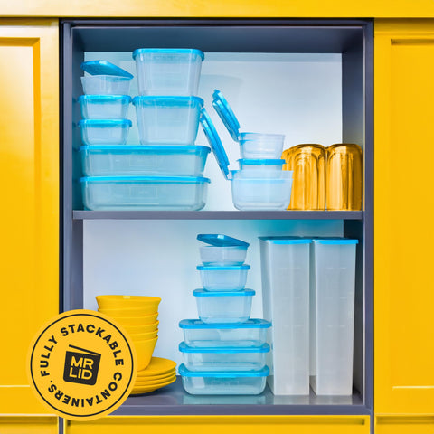 MR. LID contenedor 128 onzas con tapa adherida para grandes porciones