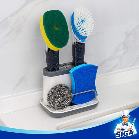 MR.SIGA organizador fregadero base desmontable para secado eficiente