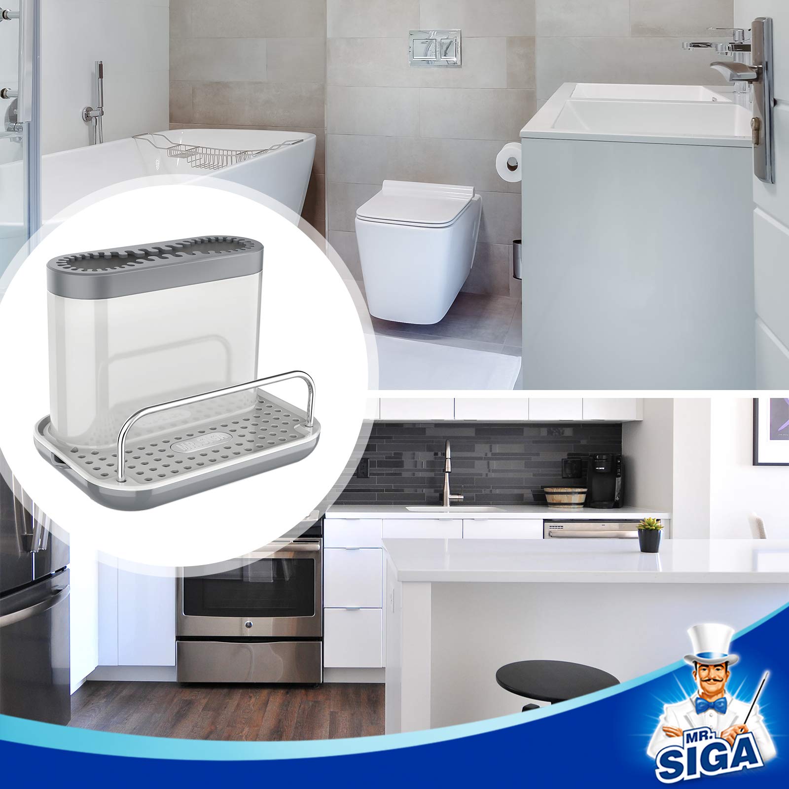 MR.SIGA organizador fregadero en cocina para uso diario