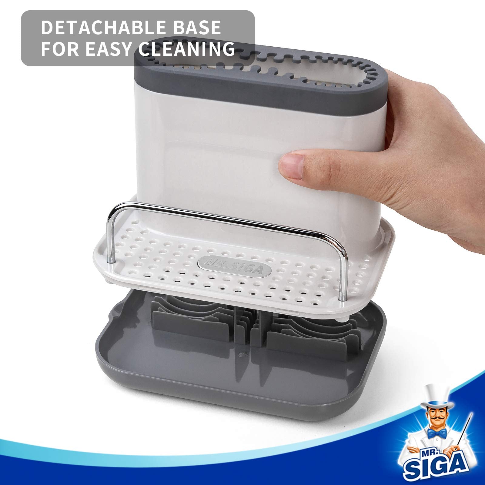 MR.SIGA organizador fregadero con ventilación para secado rápido