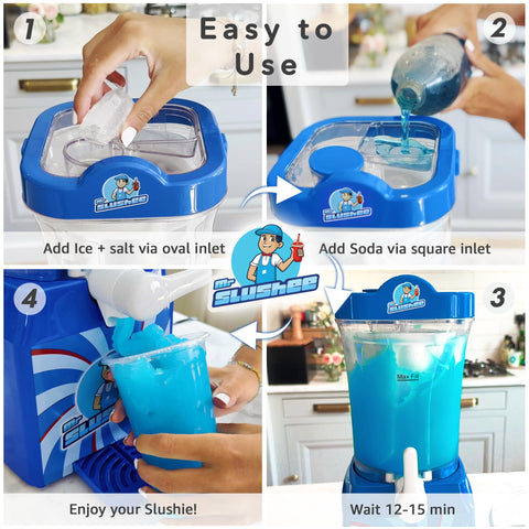Transforma tus bebidas: sodas en slushies personalizados.