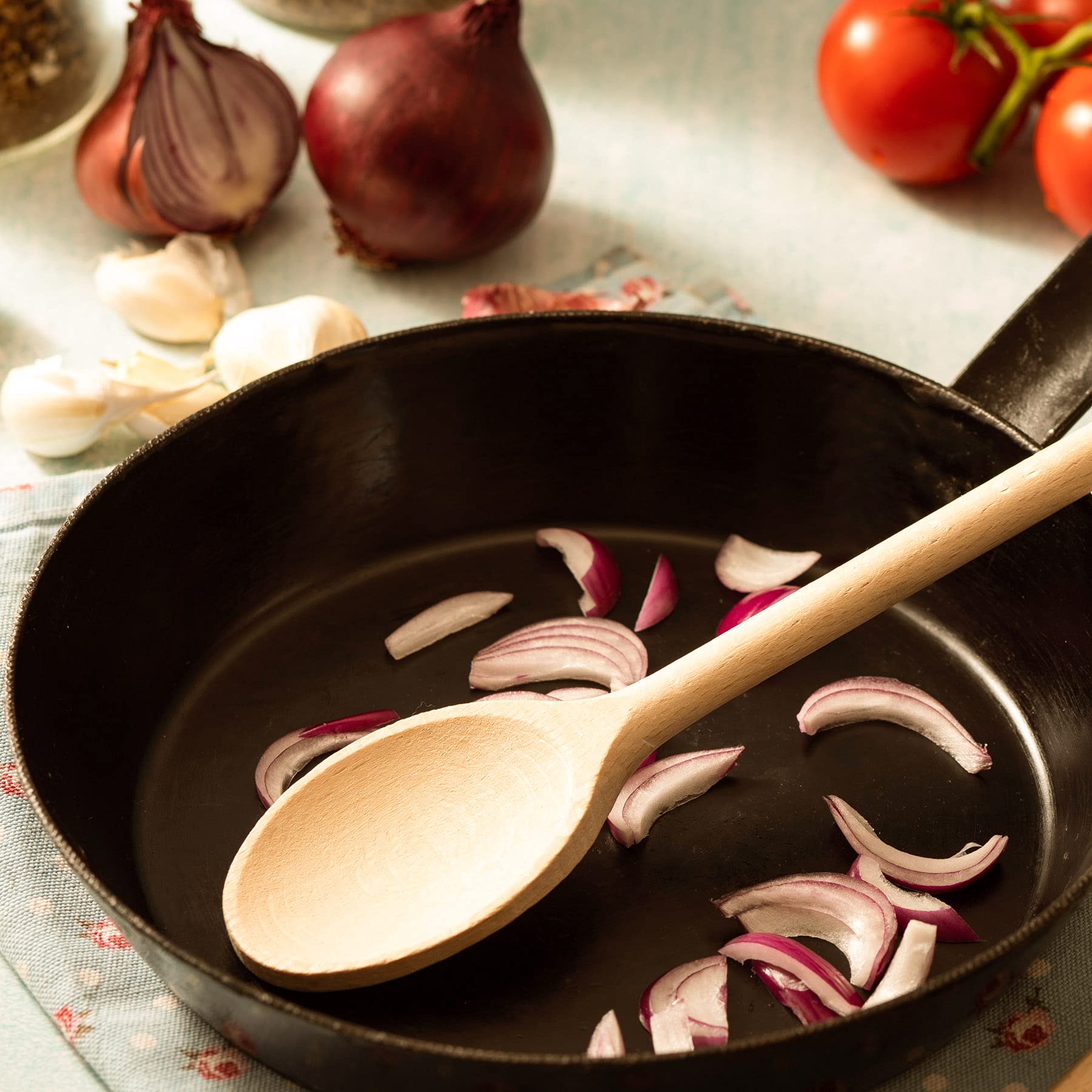Mr.Woodware cuchara duradera para cocinar y servir