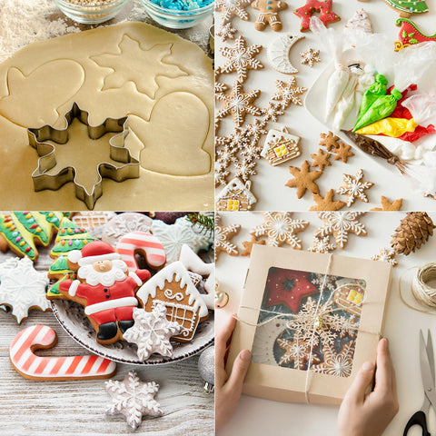 MrCookie cortador de galletas cara de Santa para meriendas navideñas