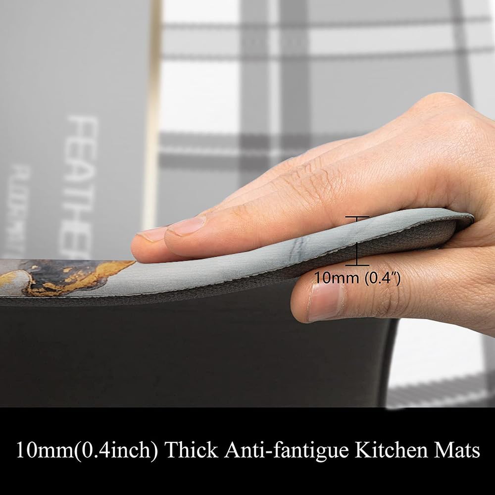 Confort suave al tacto de Mrcrypos, ideal para largas horas de pie junto al fregadero.