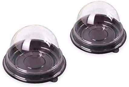 MR.FOAM cajas transparentes para postres, protegen y presentan bocadillos.