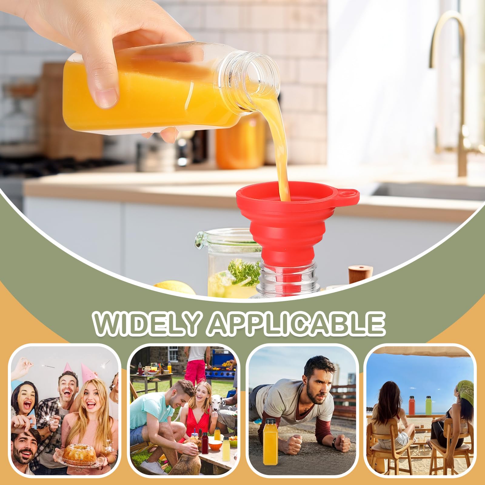 Mrhuazhai botellas para bebidas frías, ideales para casa