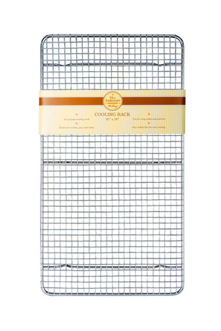 Acero cromado de 3.6 mm ofrece durabilidad para hornear sin oxidación.