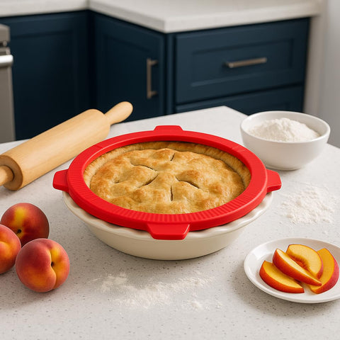 Antiadherente natural de Mrs. Anderson's Baking facilita desmoldar la tarta.