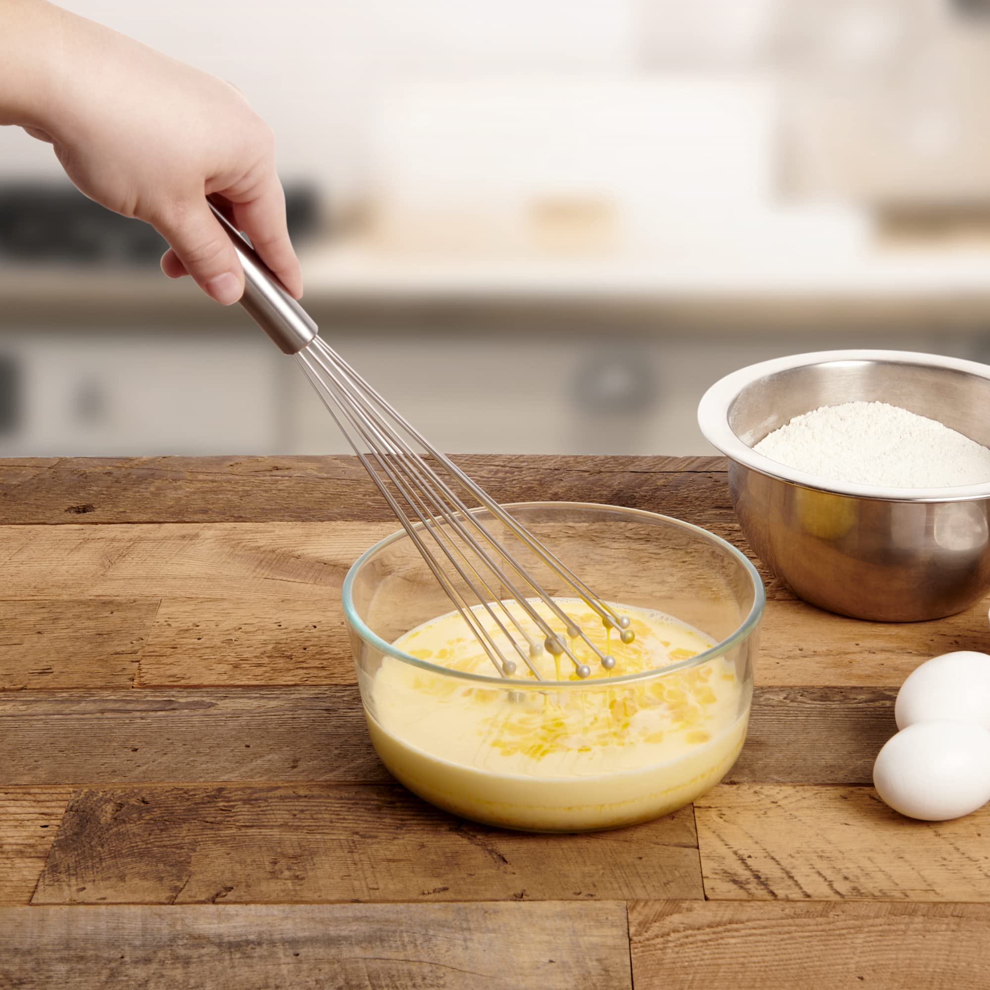 Mrs. Anderson’s Baking Ball Whisk acero inoxidable, duradero y apto para uso diario