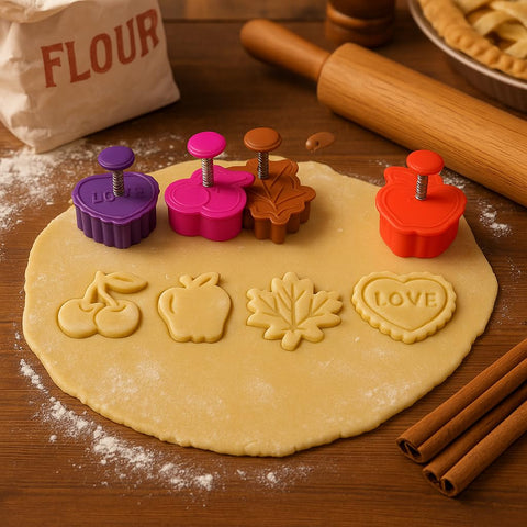 Cortador de masa hoja de Mrs. Anderson’s Baking para bordes elegantes.