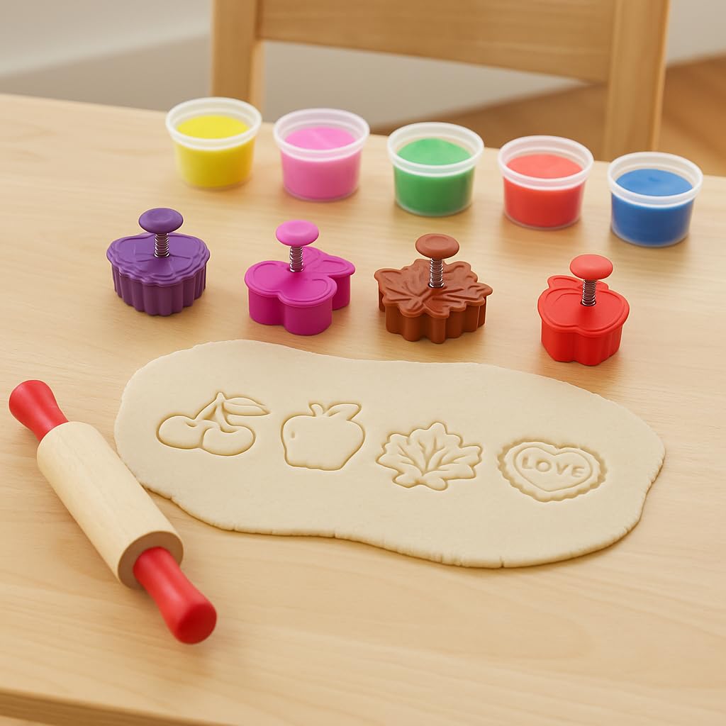 Cortadores con relieve de Mrs. Anderson’s Baking para embossar masa.