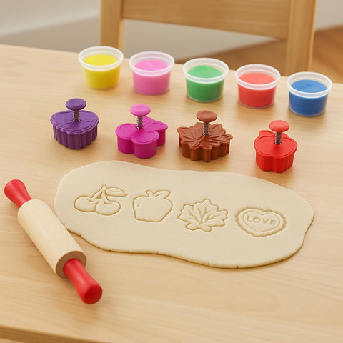 Cortadores con relieve de Mrs. Anderson’s Baking para embossar masa.