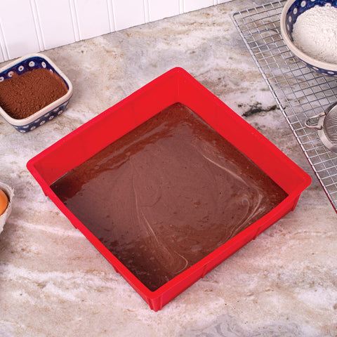 Mrs. Anderson's Baking Desmoldeo fácil, molde estable para hornear.