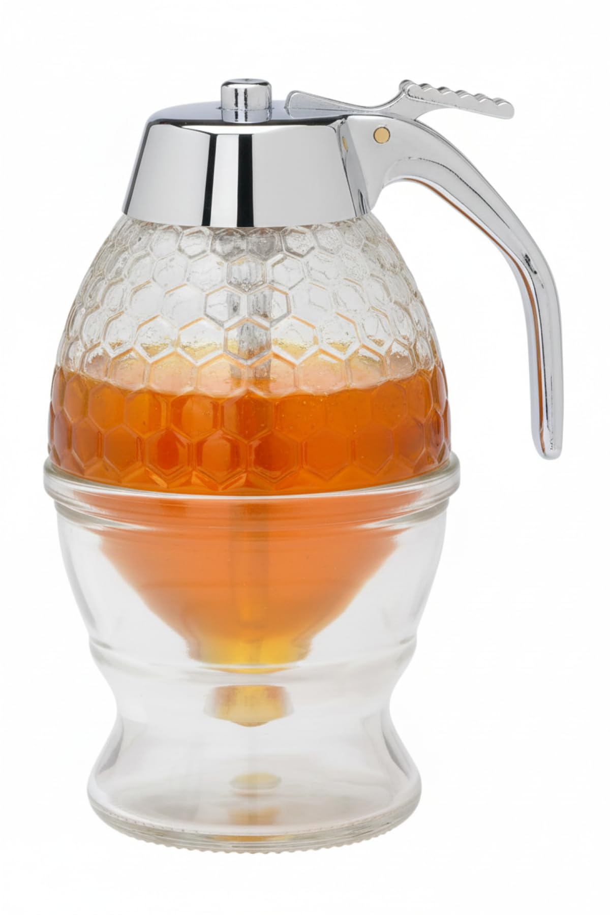Mrs. Anderson's Baking dispensador en vidrio para jarabe y miel, vertido limpio