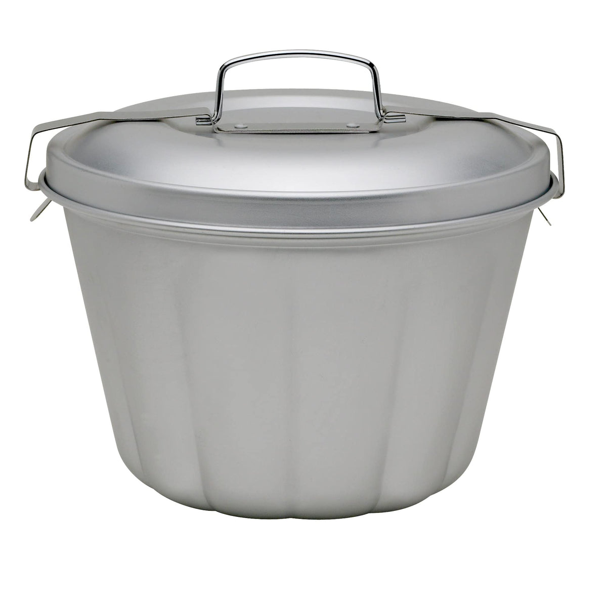 Molde pudín al vapor de Mrs. Anderson's Baking con tapa antiadherente para desmoldar fácil.