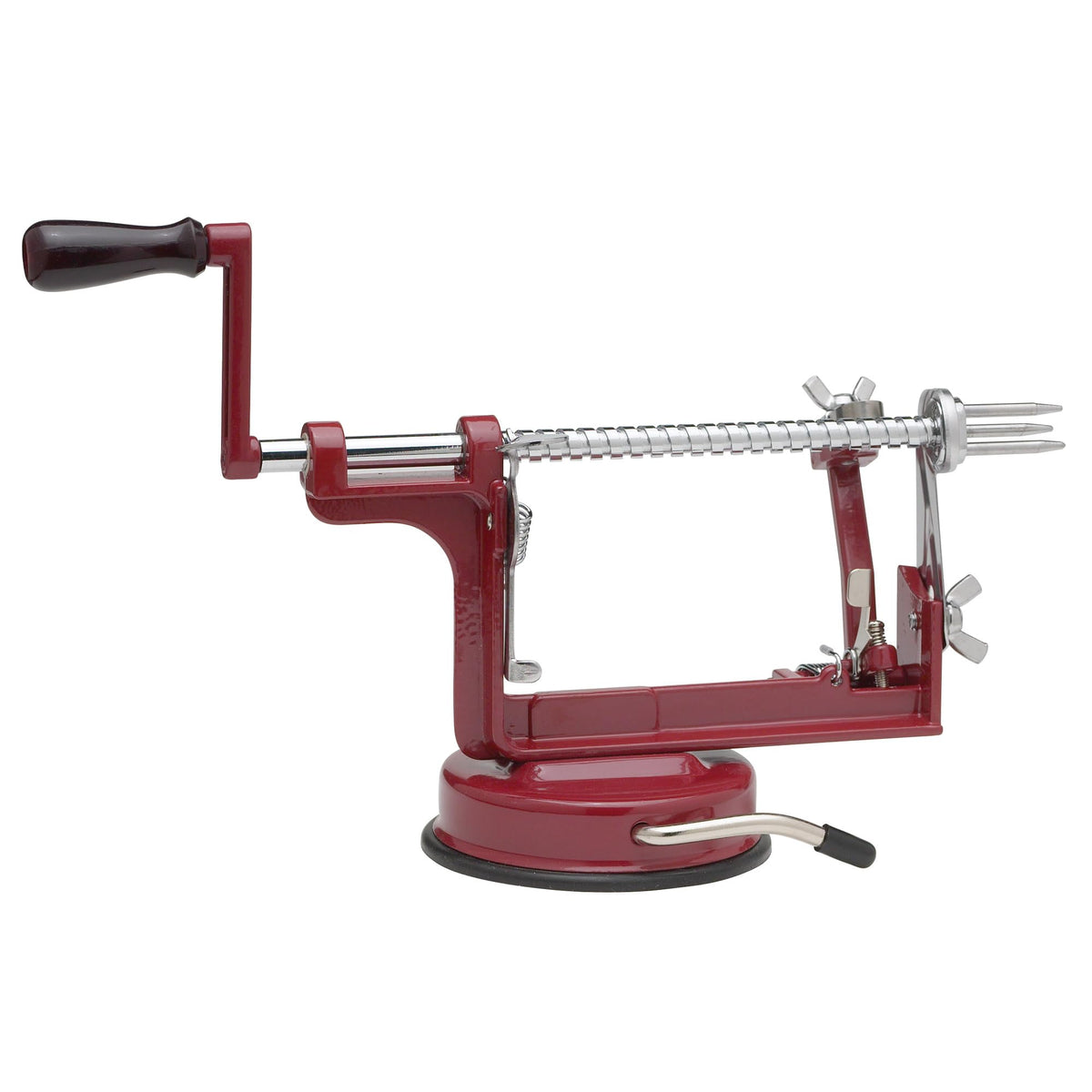 Mrs. Anderson's Baking peladora de manzanas con base de succión fuerte para fijar en superficies lisas