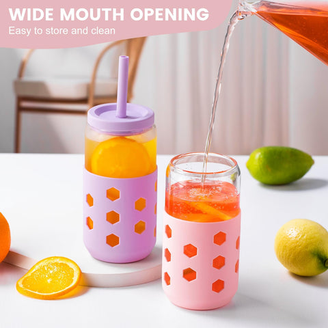 Regalo práctico: vasos de vidrio reutilizables MrsDry para cualquier ocasión.