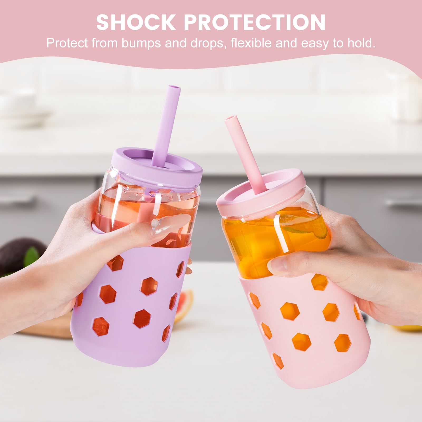 Tapa de silicona ergonómica de MrsDry para evitar derrames.