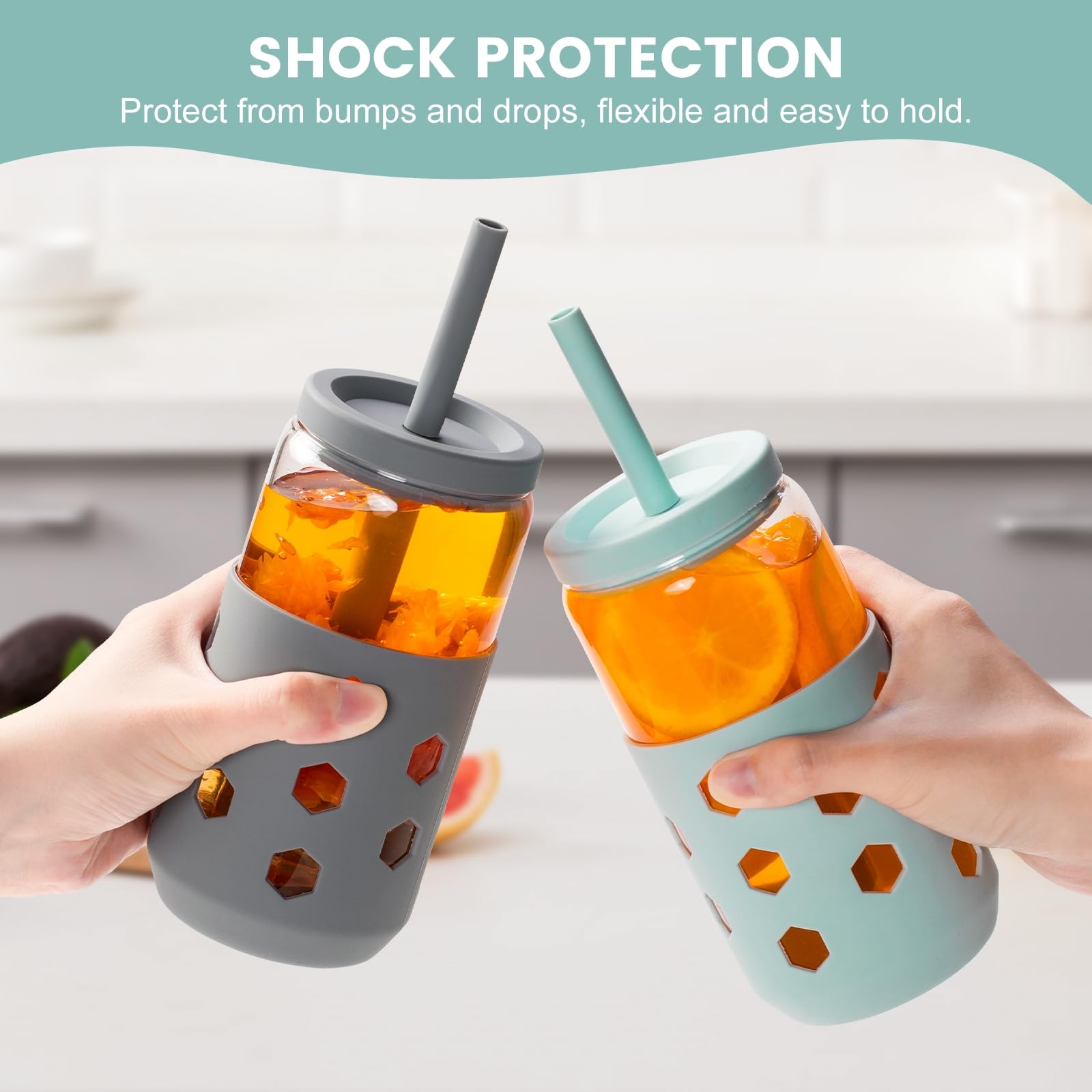 Tapa de silicona para vaso Mrsdry y agarre cómodo