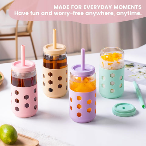 Vaso de 16 onzas de MrsDry para café helado y smoothies.