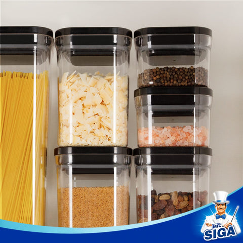 MR.SIGA conjunto práctico para cereal, pasta y frutos secos.