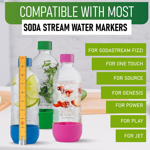 MRX Solutions botellas Sodastream 1L verde, ideales para reuniones