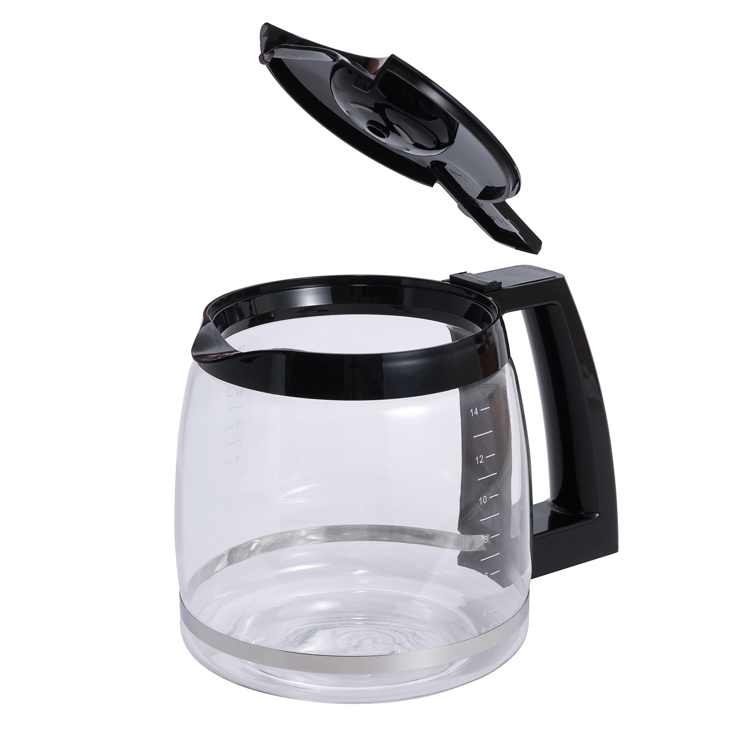 MRX Solutions, jarra de cristal 14 tazas, compatible con DCC-3200, limpieza fácil