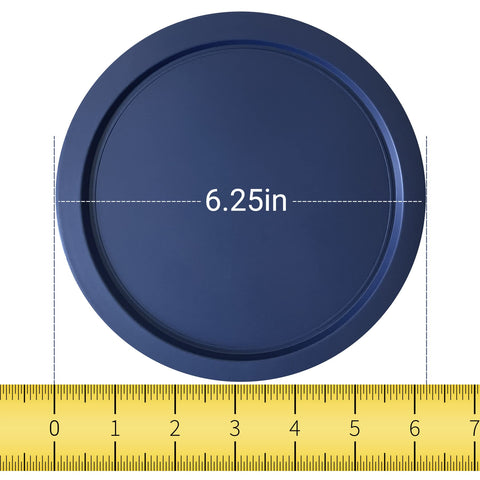 MRX Solutions: paquete de 6 tapas azules para Pyrex, ideal para porciones