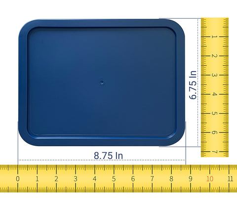 MRX Solutions sello hermético Pyrex 7211 azul evita derrames.