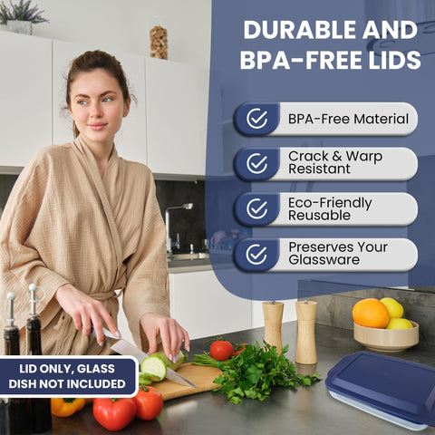 Tapa MRX Solutions Pyrex 233 para refrigerar y congelar