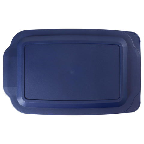 Tapa MRX Solutions para Pyrex 233 frontal azul marino, protege y conserva la comida