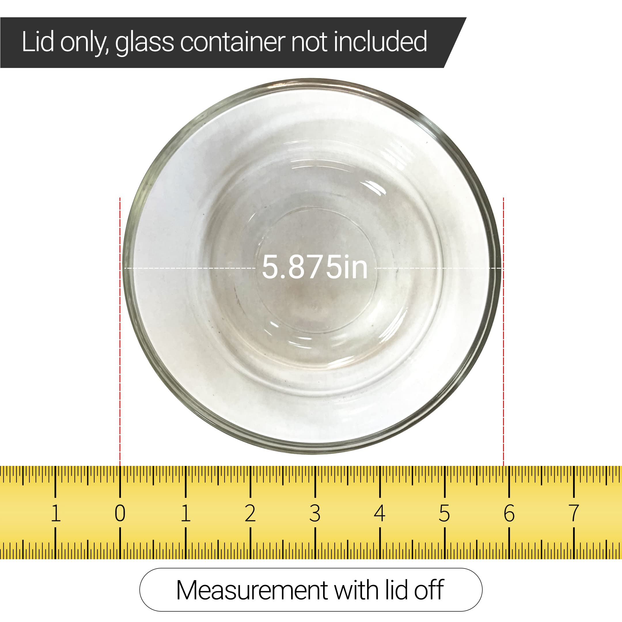 MRX Solutions: tapa Pyrex duradera que no absorbe olores para refrigerar y calentar