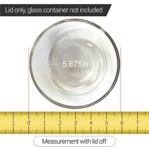 MRX Solutions: tapa Pyrex duradera que no absorbe olores para refrigerar y calentar
