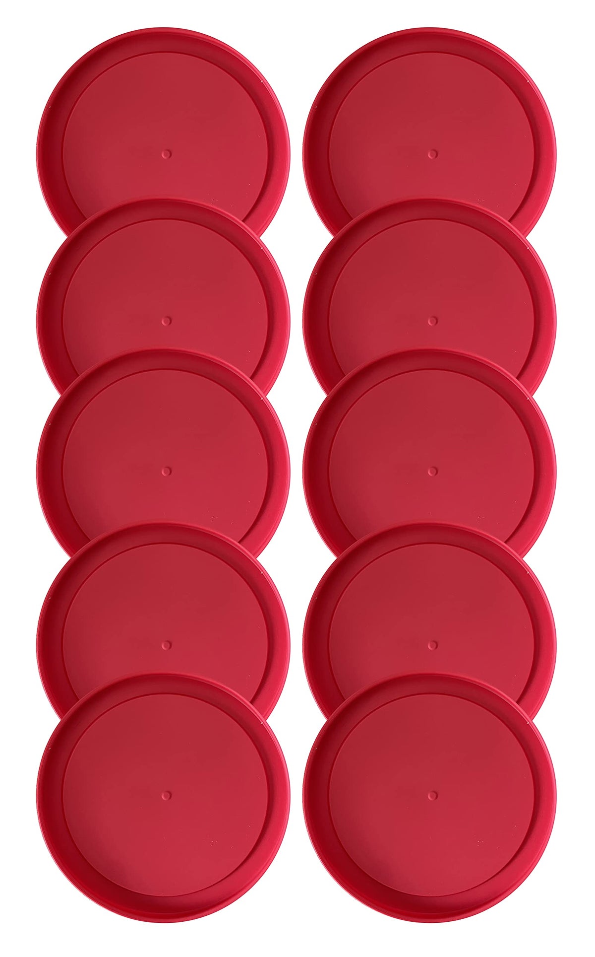 MRX Solutions tapas rojas de 5 pulgadas para Pyrex, sellado seguro