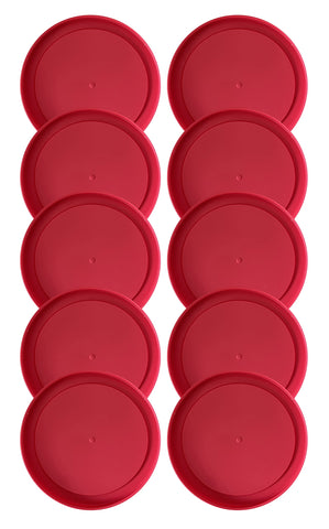 MRX Solutions tapas rojas de 5 pulgadas para Pyrex, sellado seguro