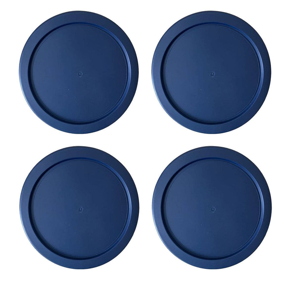 MRX Solutions tapas azules para Pyrex de 2 tazas, sellado seguro para almacenamiento.