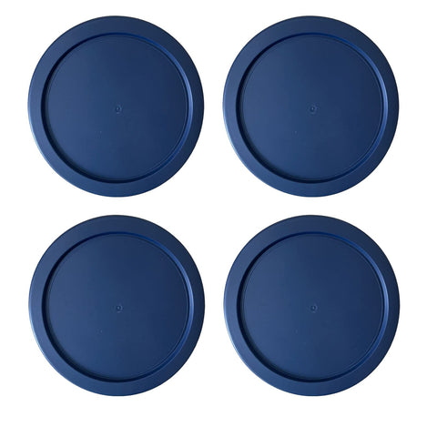 MRX Solutions tapas azules para Pyrex de 2 tazas, sellado seguro para almacenamiento.