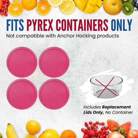 MRX Solutions tapas aptas para microondas y lavavajillas para Pyrex.