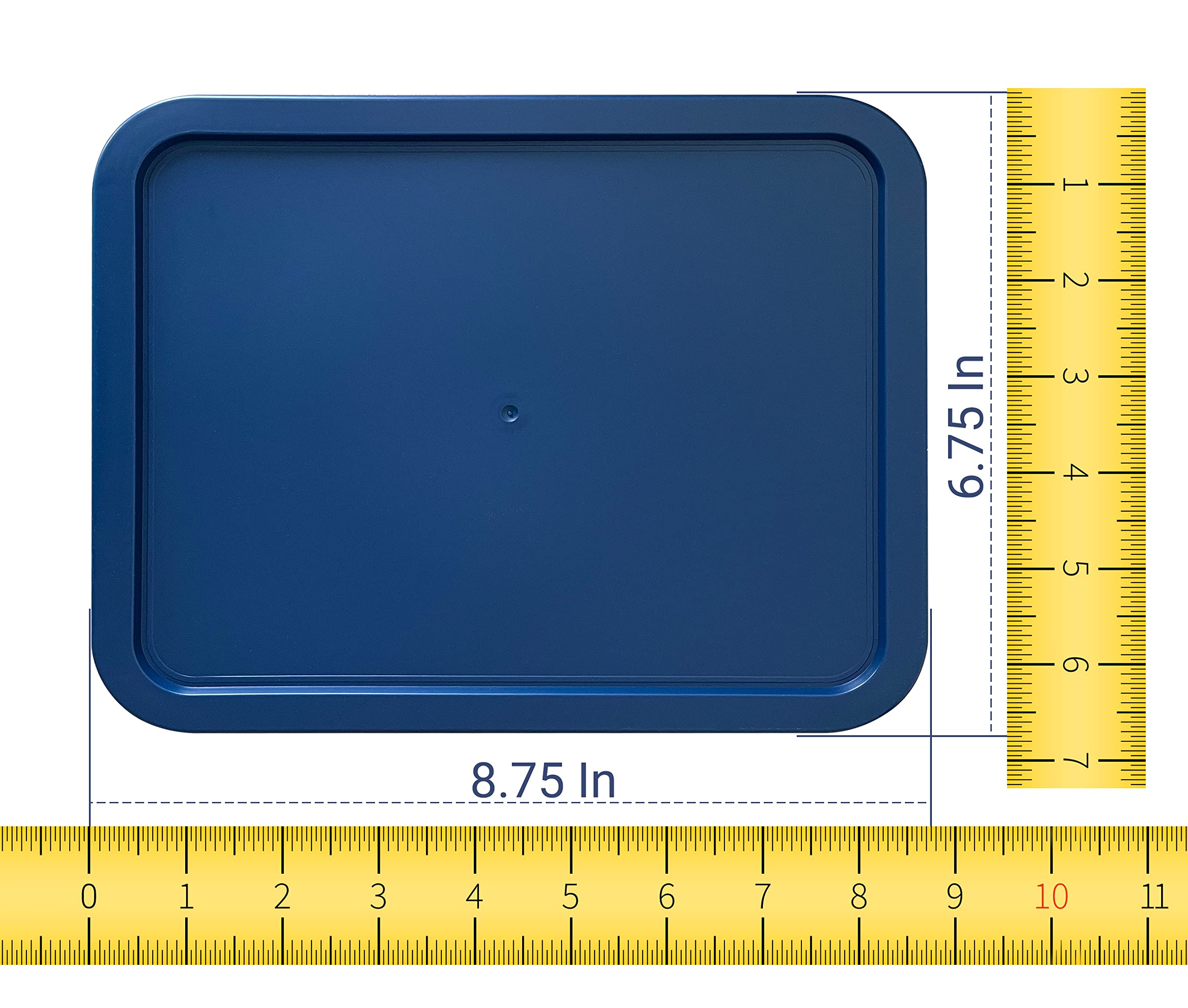 MRX Solutions tapa azul para Pyrex, sello hermético que evita derrames durante la comida