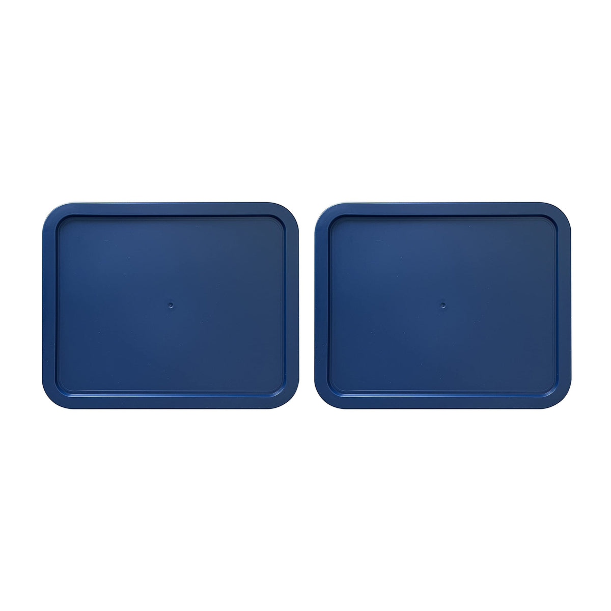 MRX Solutions tapas Pyrex 6 tazas rectangular azul con ajuste perfecto para almacenamiento.