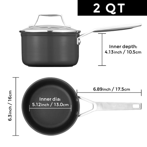 MsMk olla apta para horno hasta 700°F para terminar recetas.